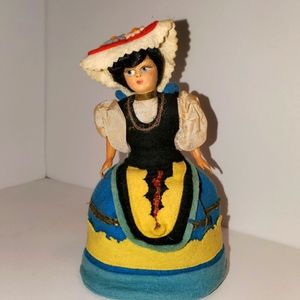 1940's Lenci Felt Doll Purse